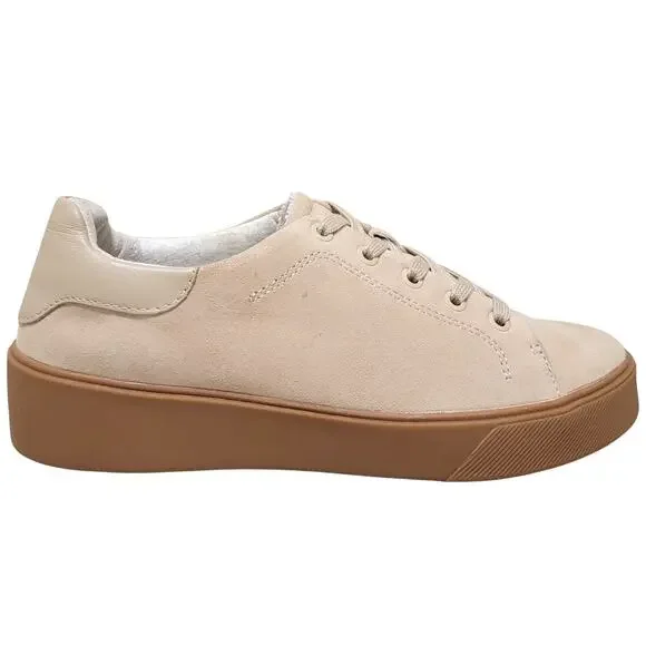 Naturalizer Morrison 2.0 Low Top Tennis Sneakers Size US 8.5M Coriander Beige - Picture 2 of 5